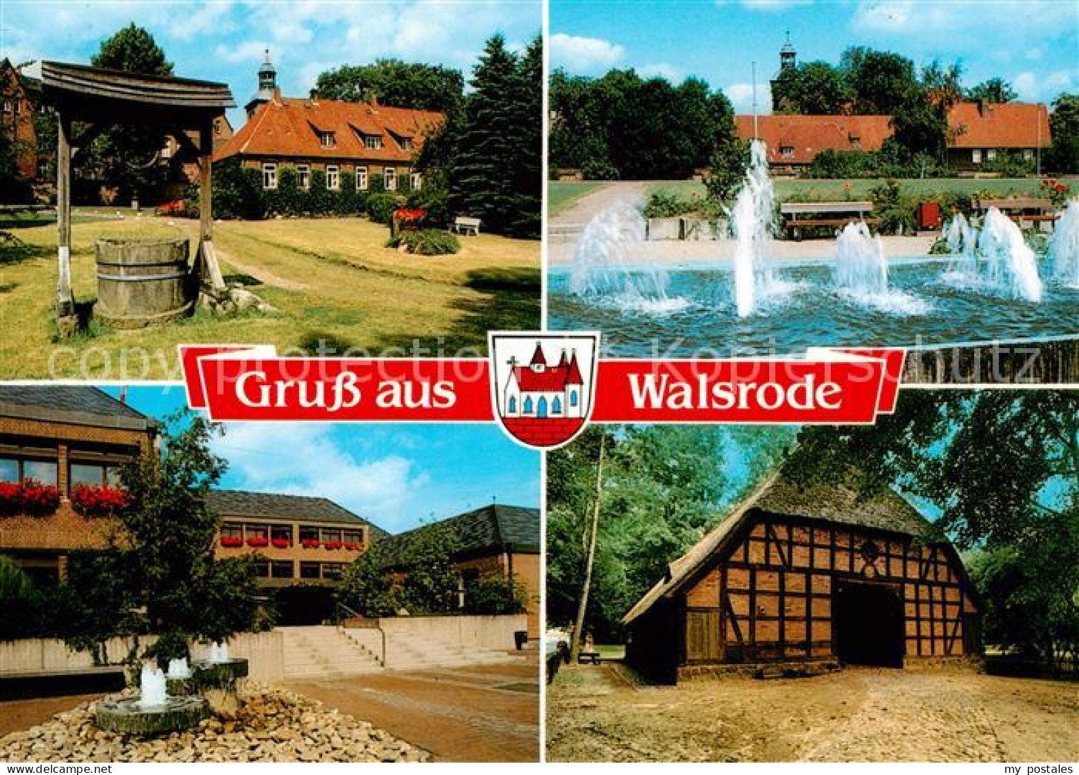 73839874 Walsrode Lueneburger Heide Teilansichten Wasserspiele Brunnen Alte Sche - Walsrode