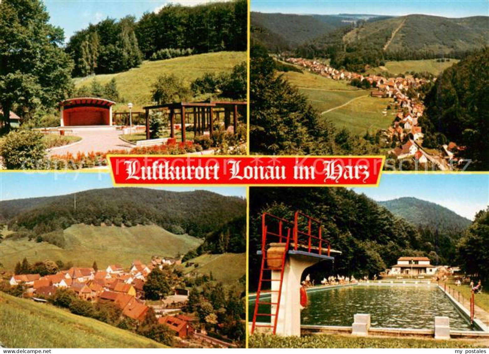 73839845 Lonau Panorama Konzertpavillon Freibad Lonau - Herzberg