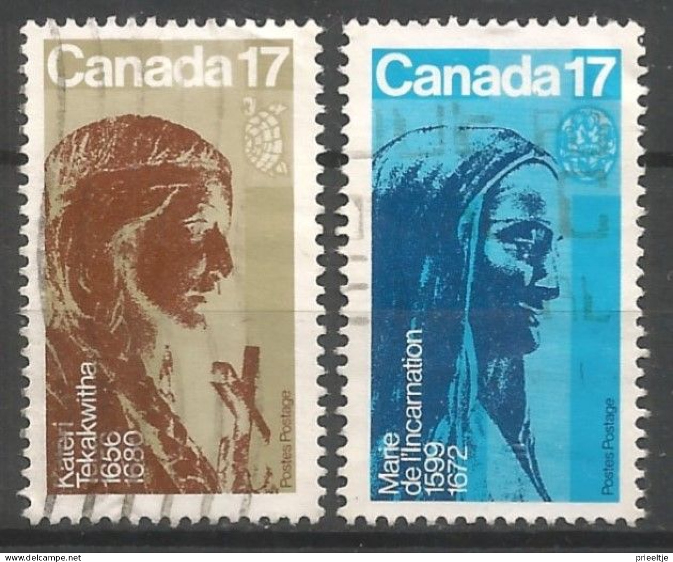 Canada 1981 Sculptures Y.T. 764/765 (0) - Gebruikt