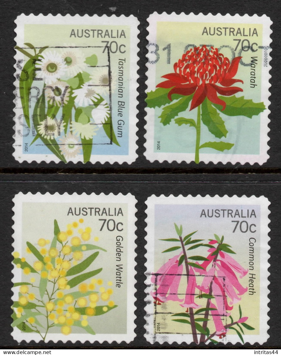 AUSTRALIA 2014  "FLORAL EMBLEMS" SET   VFU - Used Stamps