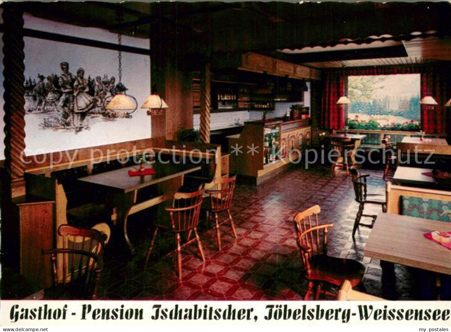 73713982 Weissensee Kaernten Gasthof Pension Tschabitsche Toebelsberg Weissensee - Weissensee