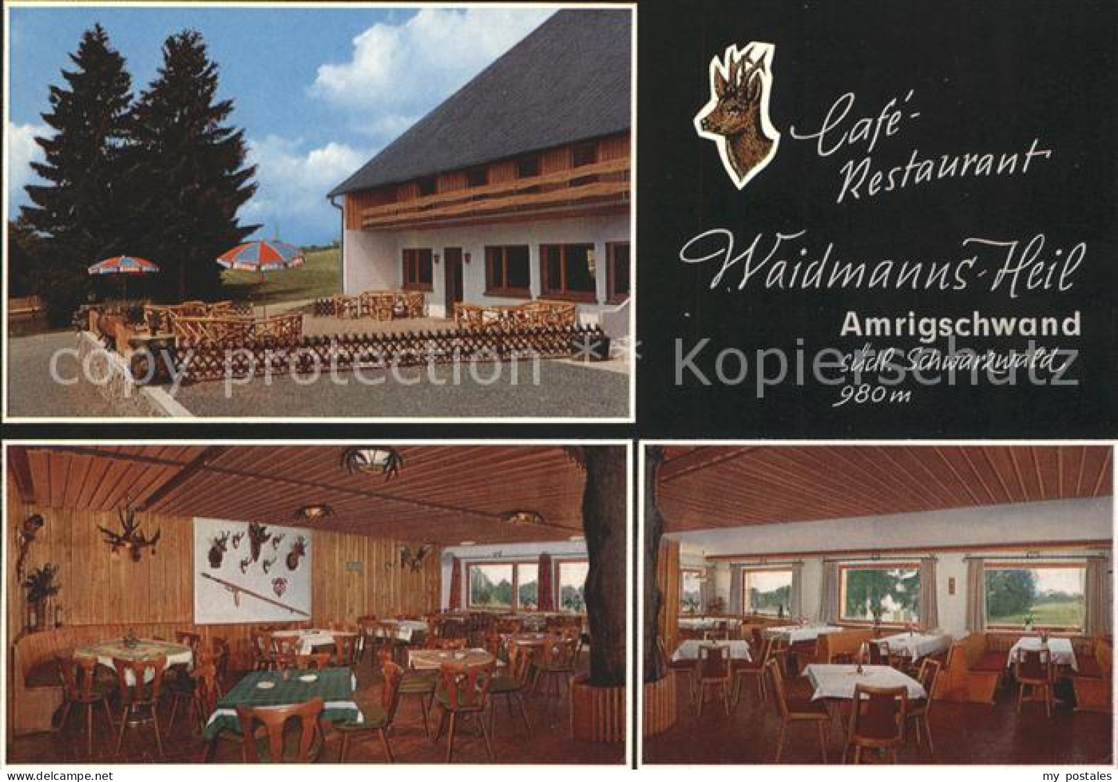 71832378 Amrigschwand Cafe Restaurant Waidmanns-Heil Amrigschwand - Höchenschwand
