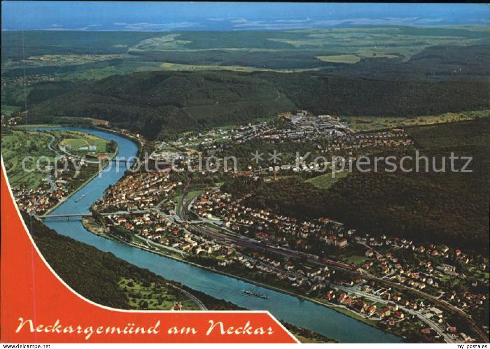 71831840 Neckargemuend Fliegeraufnahme Neckartal Neckargemuend - Neckargemünd