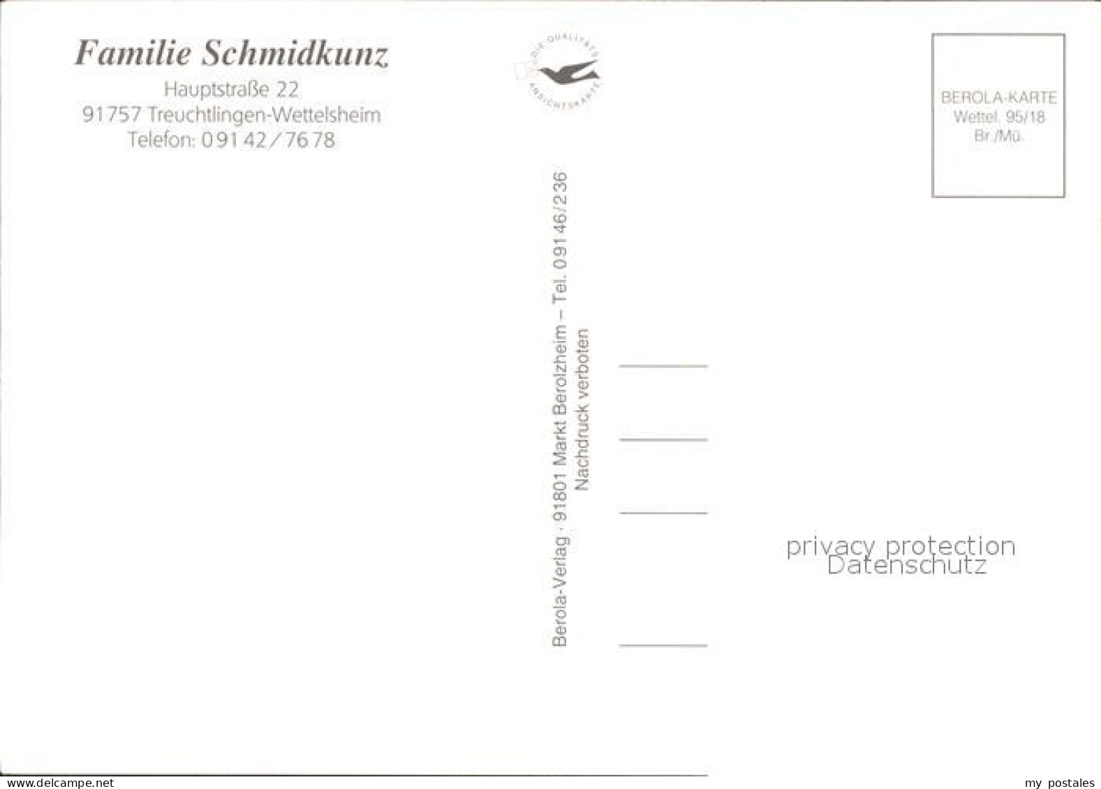 71831793 Wettelsheim Mittelfranken Landgasthof Zum Hirschen  Treuchtlingen - Huerth
