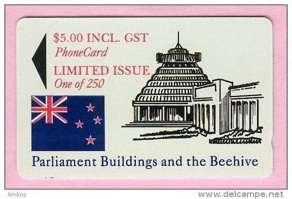 New Zealand - Private Overprint - 1994 Parliament Buildings $5  - Mint - NZ-CO-23 - Nuova Zelanda