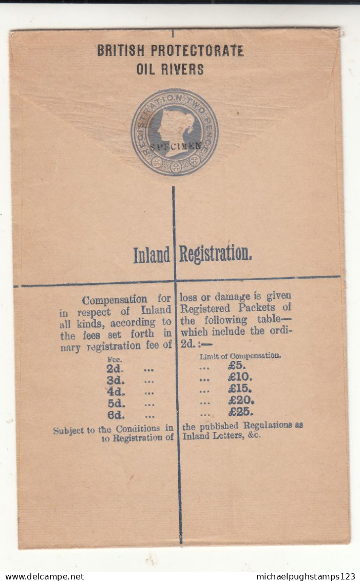 Oil Rivers / G.B. / Stationery / Specimen Overprints - Nigeria (1961-...)