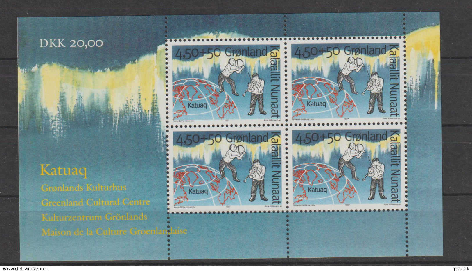 Greenland 1997 Katuaq Souvenir Sheet MNH/**. Postal Weight Approx 40 Gramms. Please Read Sales Conditions - Blocks & Sheetlets