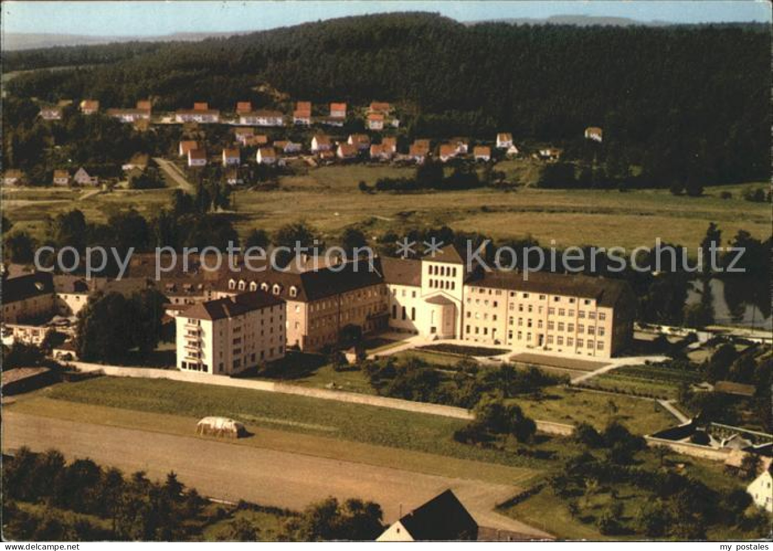 71829201 Ettmannsdorf Maedchenheim Fliegeraufnahme Schwandorf - Schwandorf