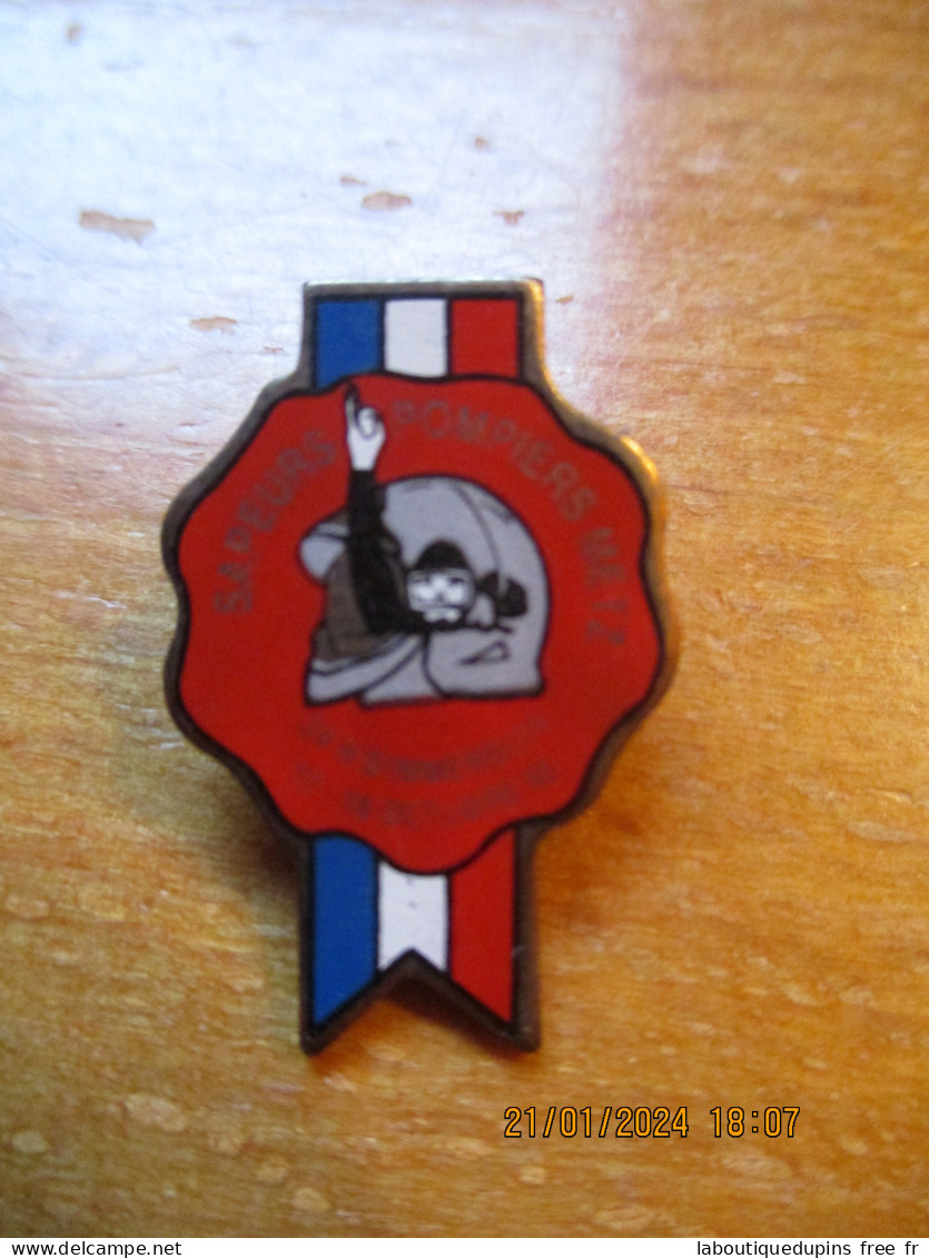 Pin's Lot 005 -- Pompiers Metz -- Dernier Vendu 10 / 2019 - Pompiers