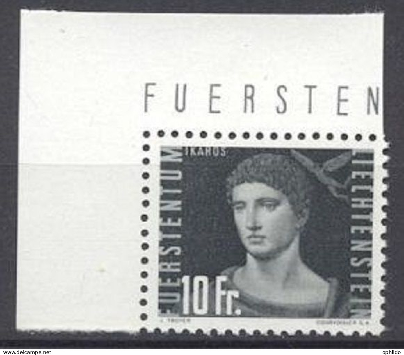 Liechtenstein    PA  33   * *  TB    Coin De Feuille   - Aéreo