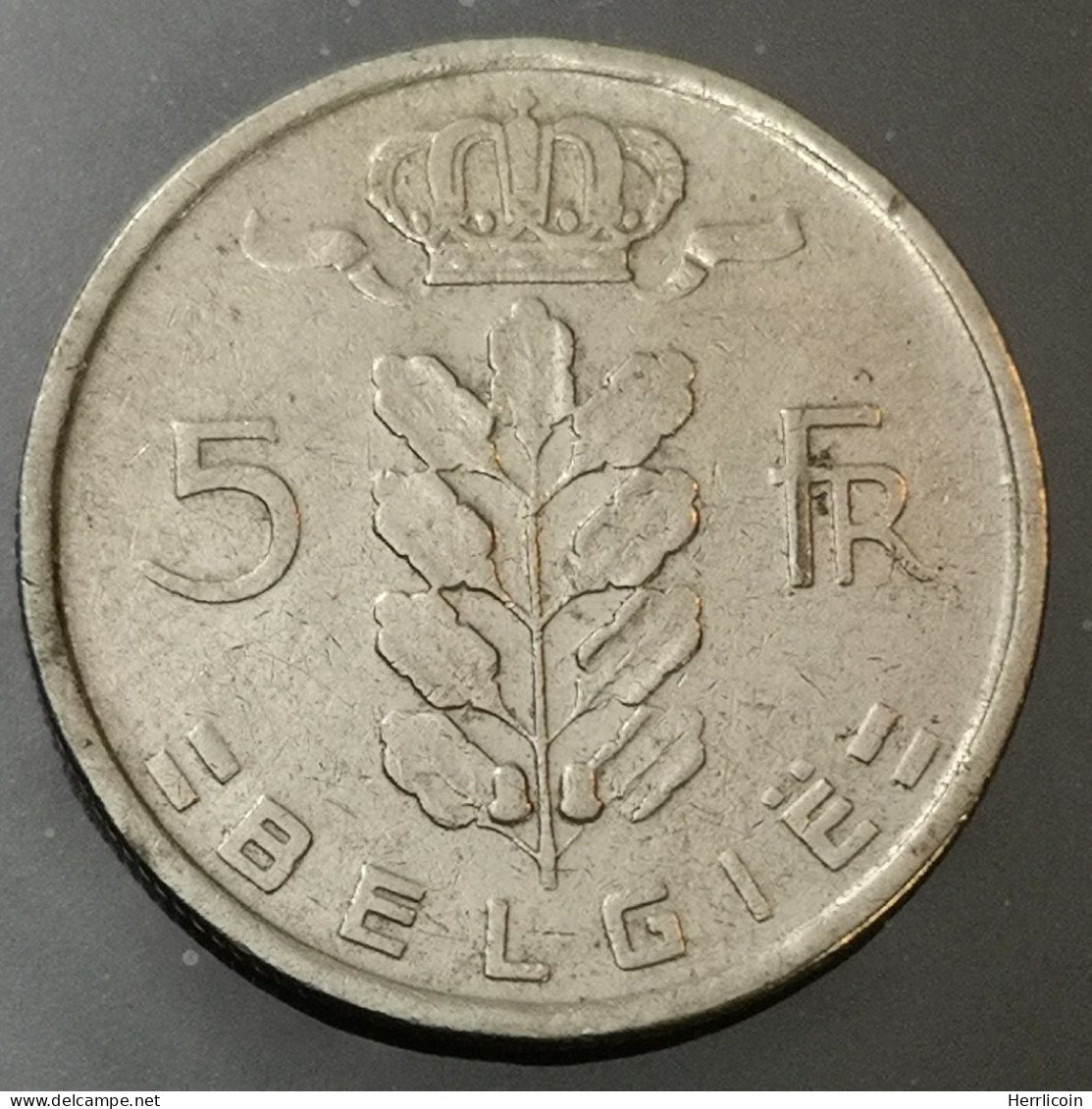 Monnaie Belgique - 1950 - 5 Francs Cérès en Néerlandais - 5 Francs
