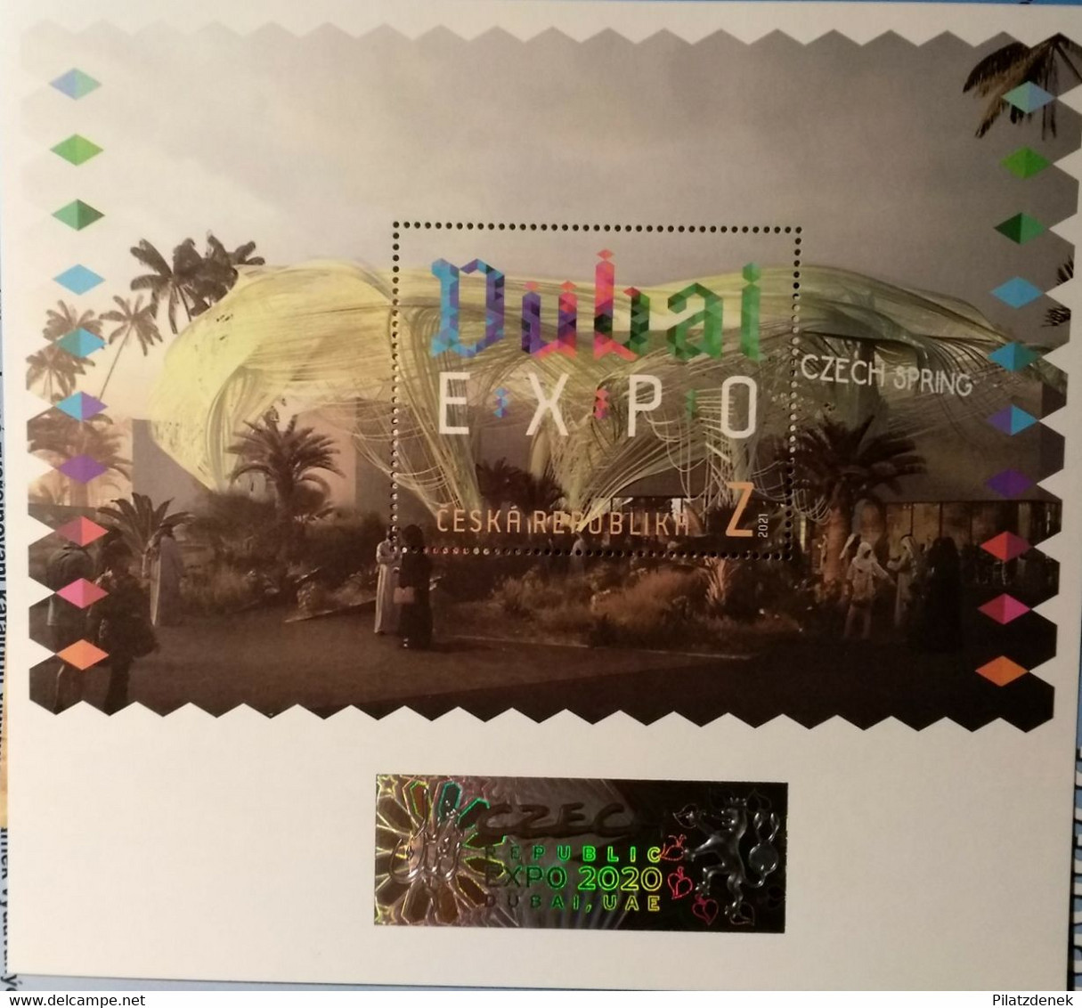 Czech Republik 2021, Expo Dubai, CZ BL90, MNH - Blocchi & Foglietti