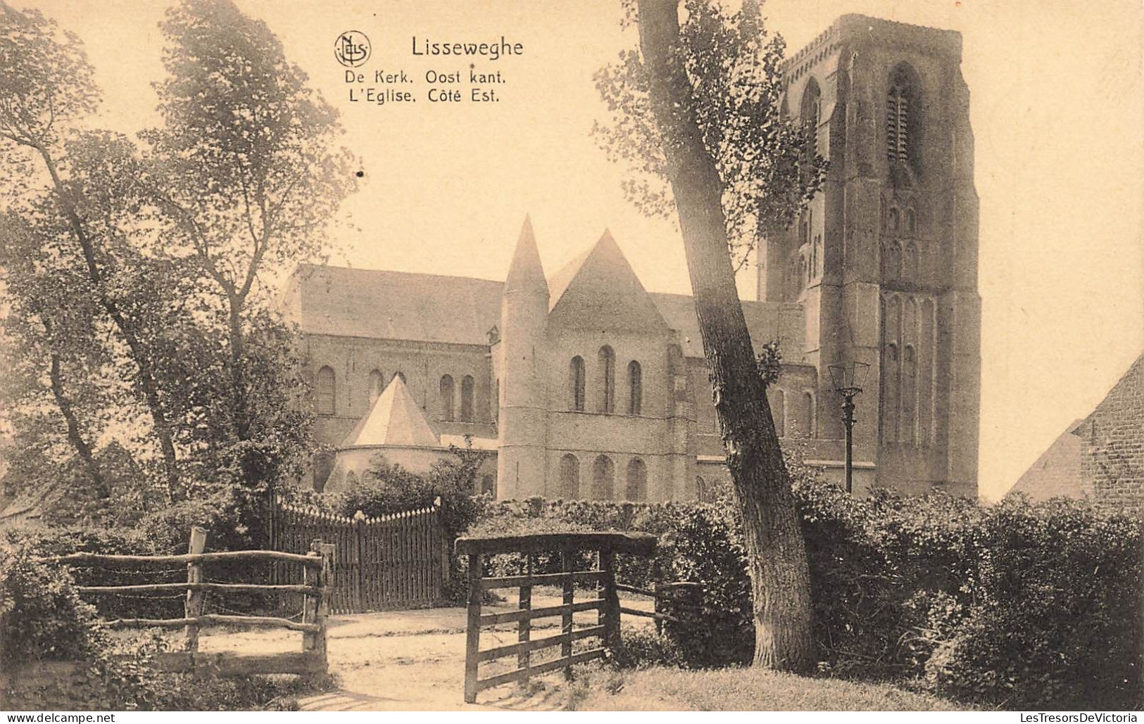 BELGIQUE - Lisseweghe - L'Eglise - Côté Est - Carte Postale Ancienne - Other & Unclassified