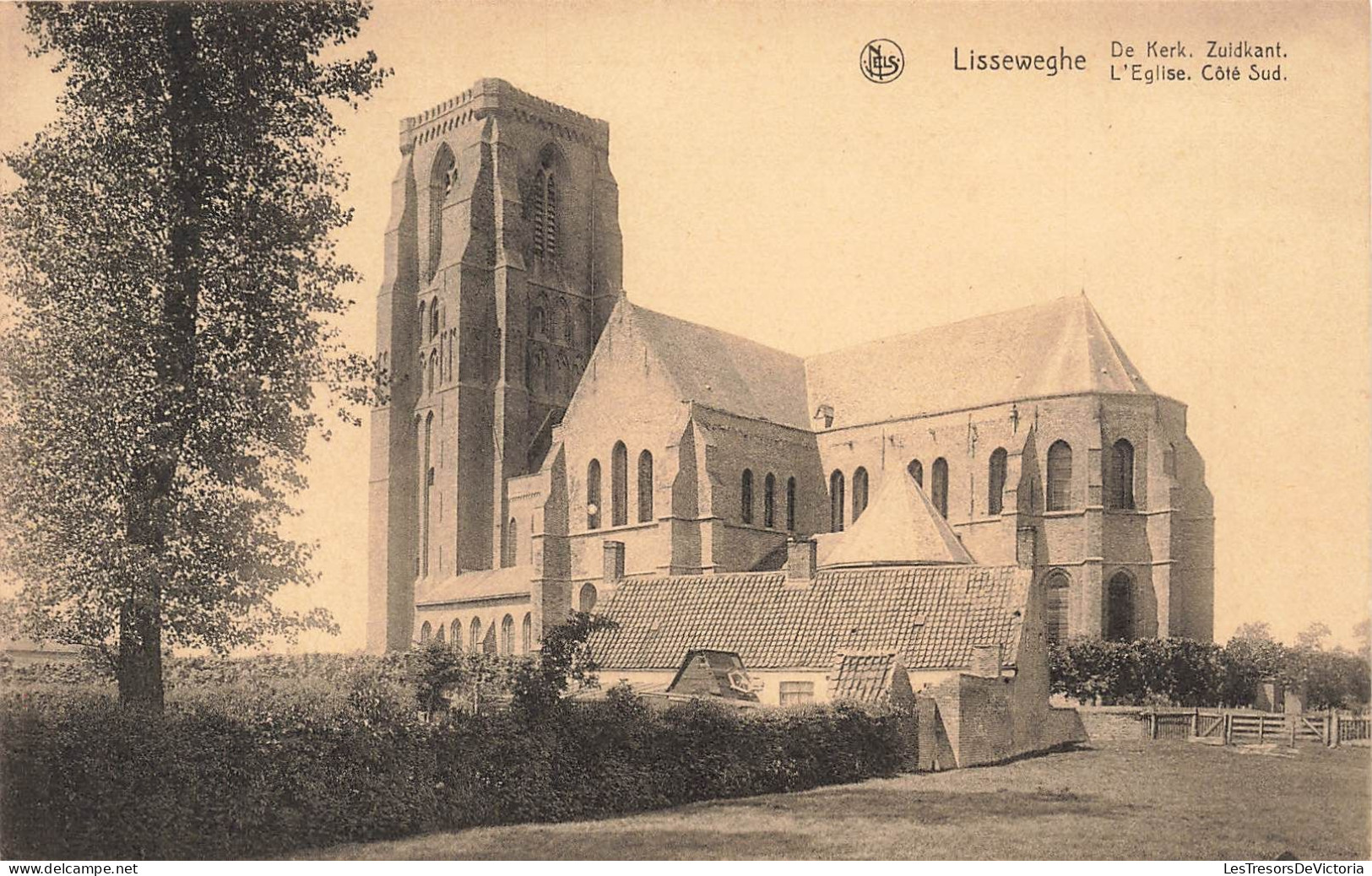 BELGIQUE - Lisseweghe - L'Eglise - Côté Sud - Edit Nels - Carte Postale Ancienne - Other & Unclassified