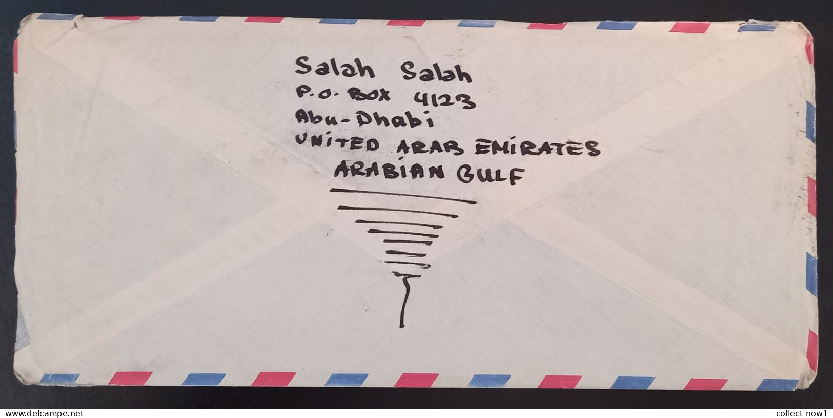 #45   United Arab Emirates /  UAE - Abu Dhabi Air Mail Cover Sent To Yugoslavia - - Abu Dhabi