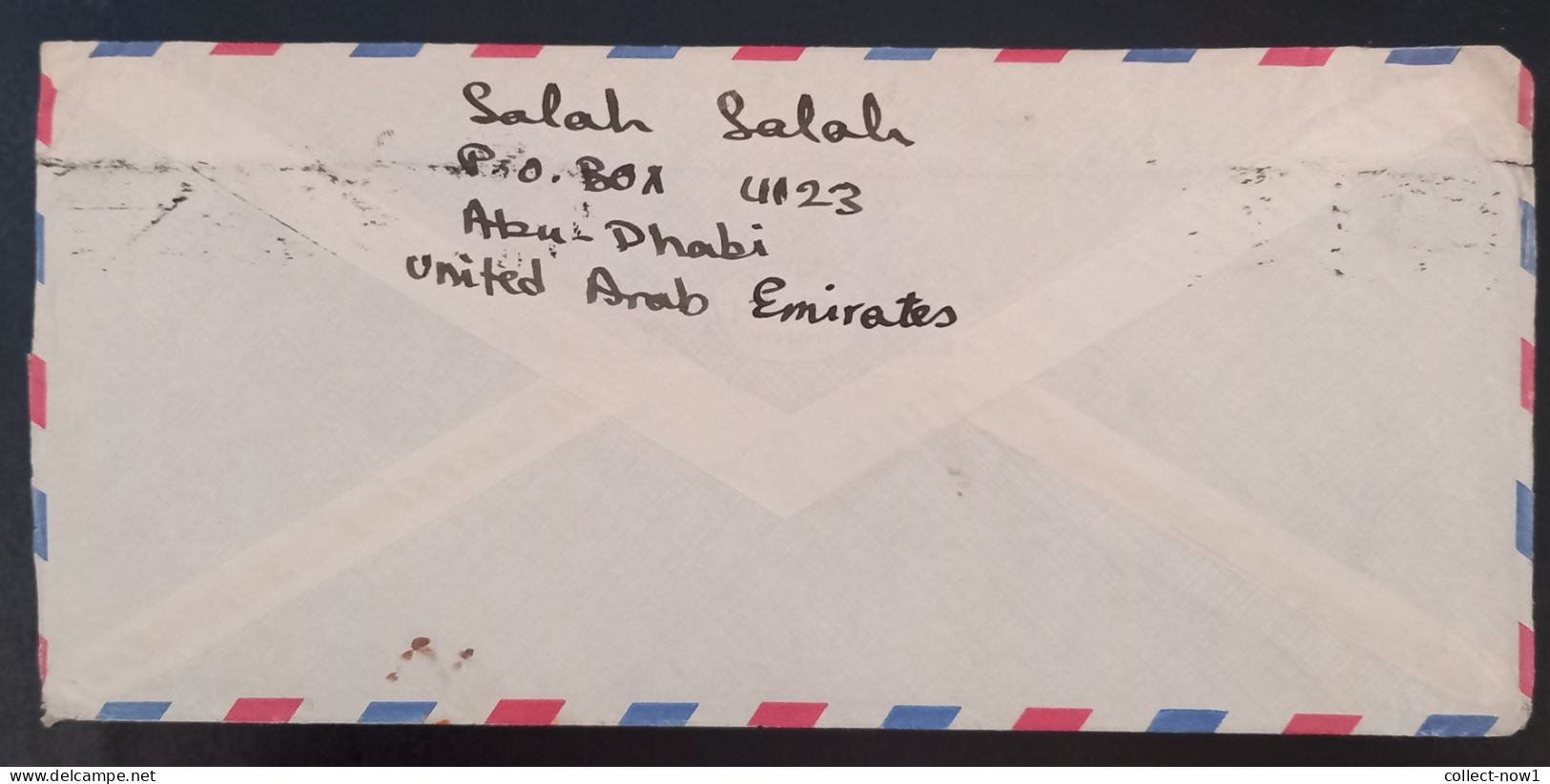 #45   United Arab Emirates /  UAE - Abu Dhabi Air Mail Cover Sent To Yugoslavia - - Abu Dhabi