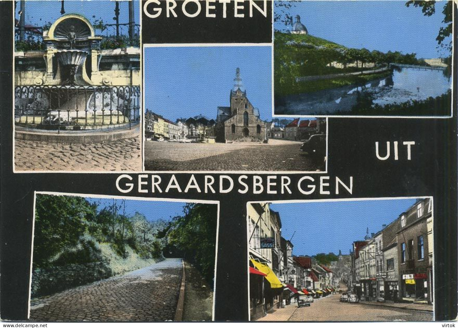 Geraardsbergen          ( Groot Formaat 15 X 10.5 Cm )   Met Zegel - Geraardsbergen