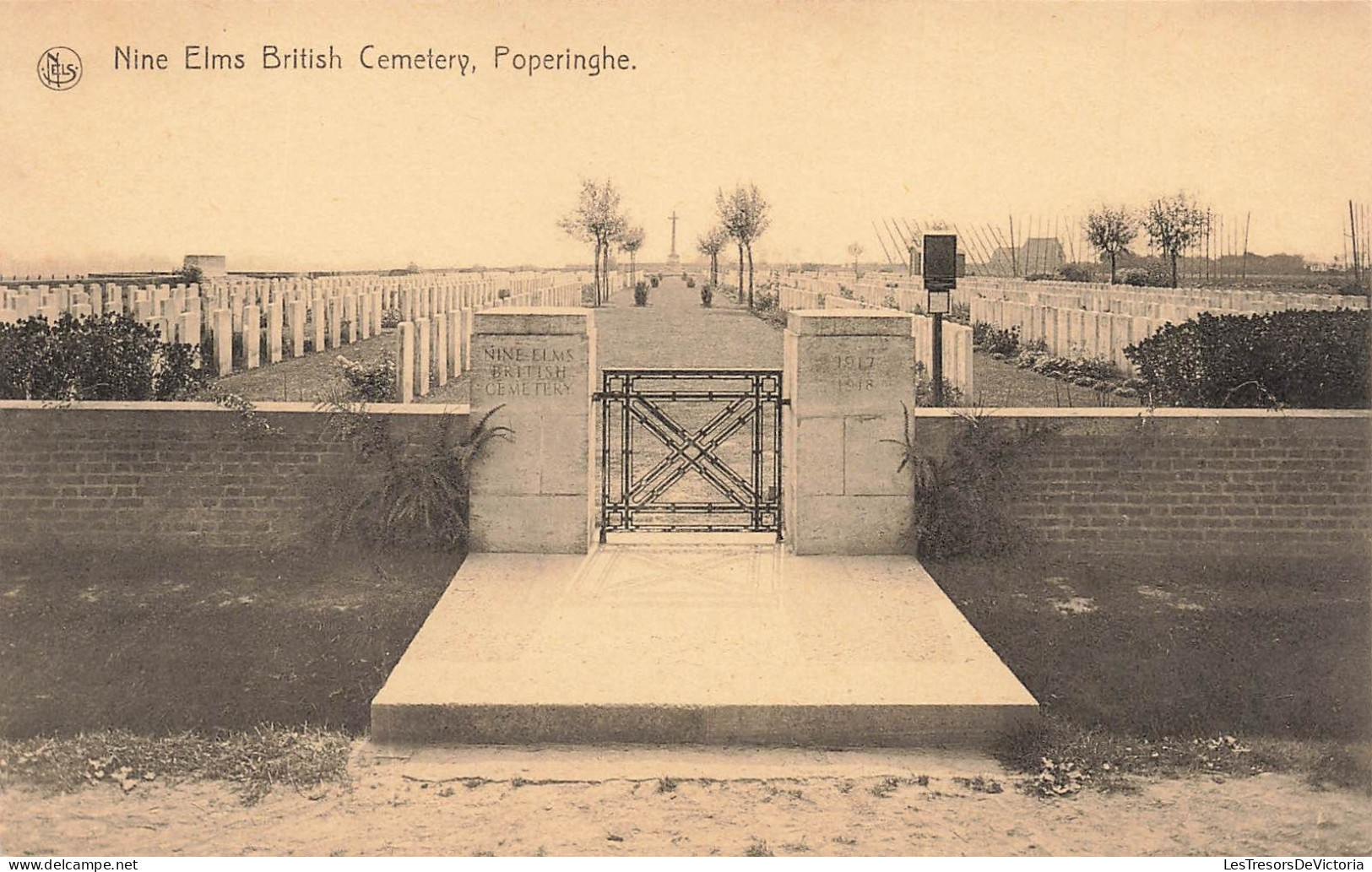 BELGIQUE - Poperinghe - Nine Elms British Cemetery - Carte Postale Ancienne - Poperinge