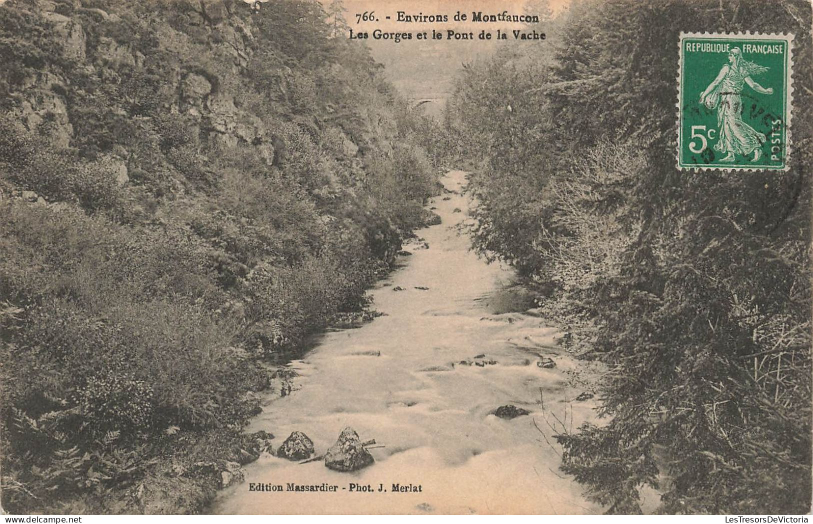 FRANCE - Environs De Montfaucon - Les Gorges Et Le Pont De La Vache - Carte Postale Ancienne - Montfaucon