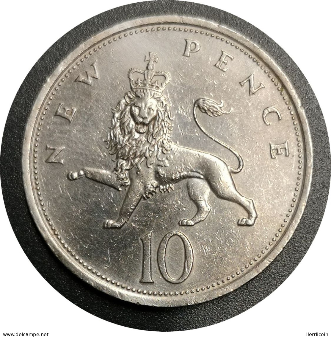 10 Nouveaux Pence 1976 Royaume Uni, Type Elizabeth II 2e Effigie - 10 Pence & 10 New Pence