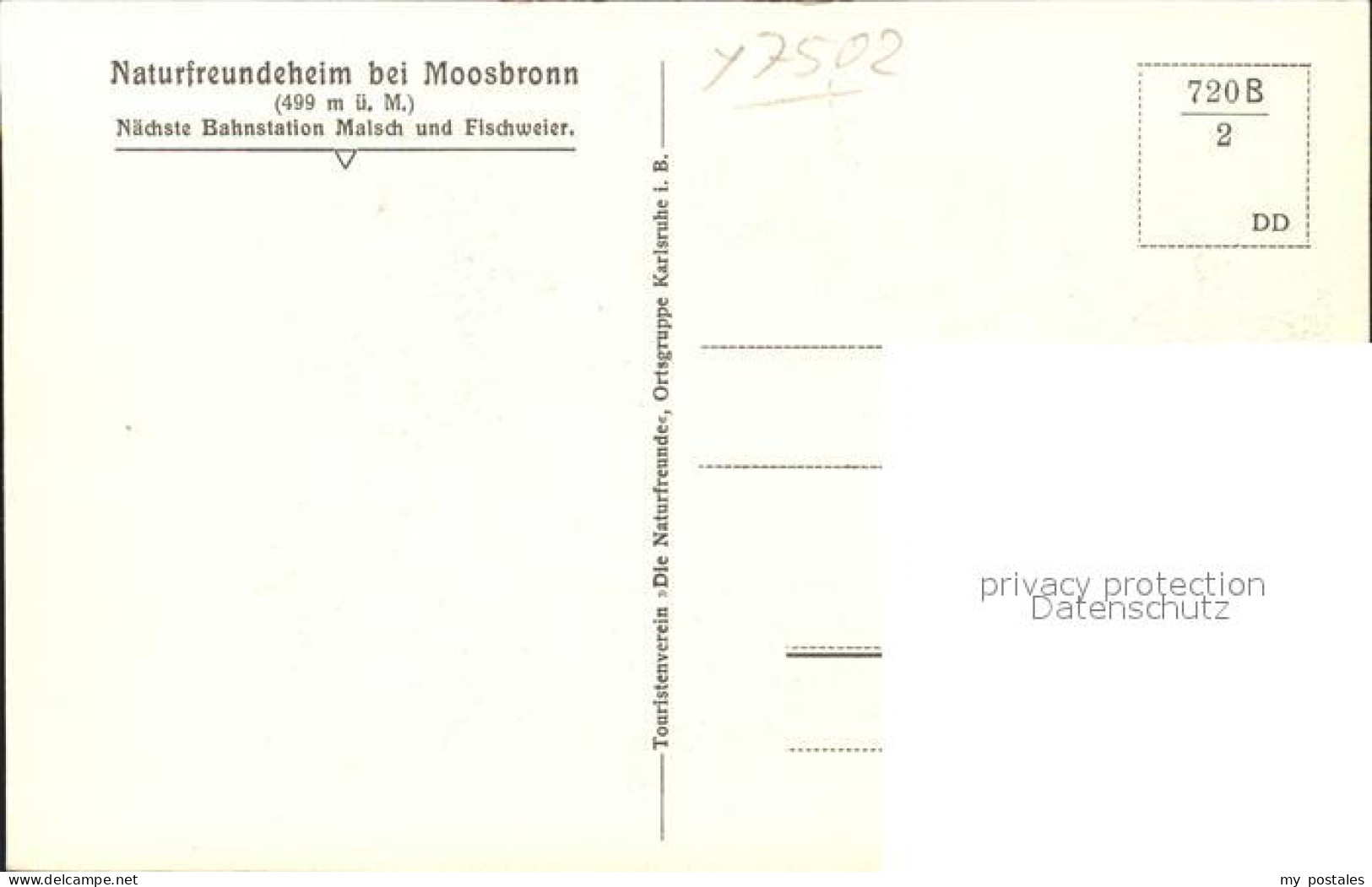 41815535 Moosbronn Naturfreundeheim Moosbronn - Gaggenau