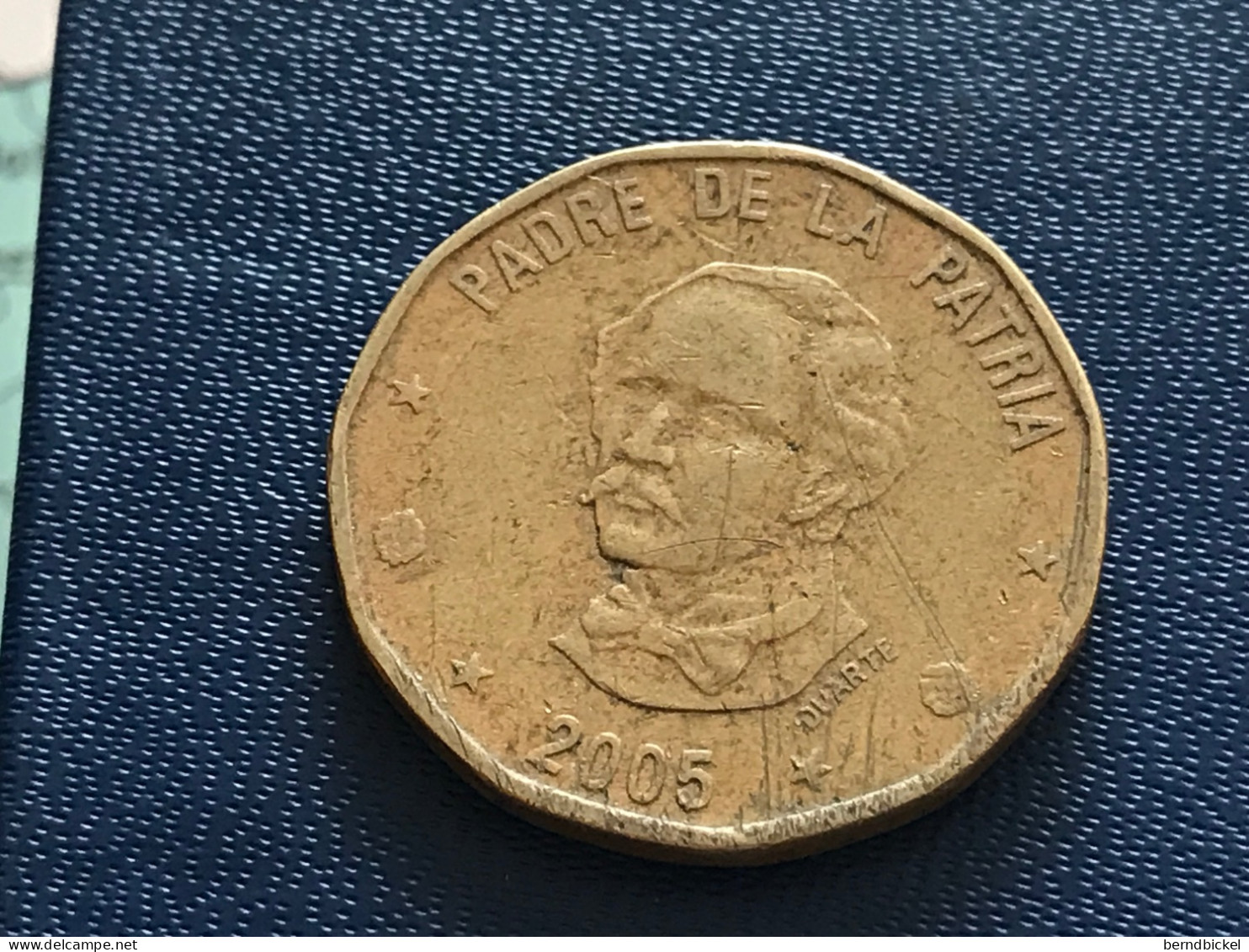 Münze Münzen Umlaufmünze Dominikanische Republik 1 Peso 2005 - Dominicana