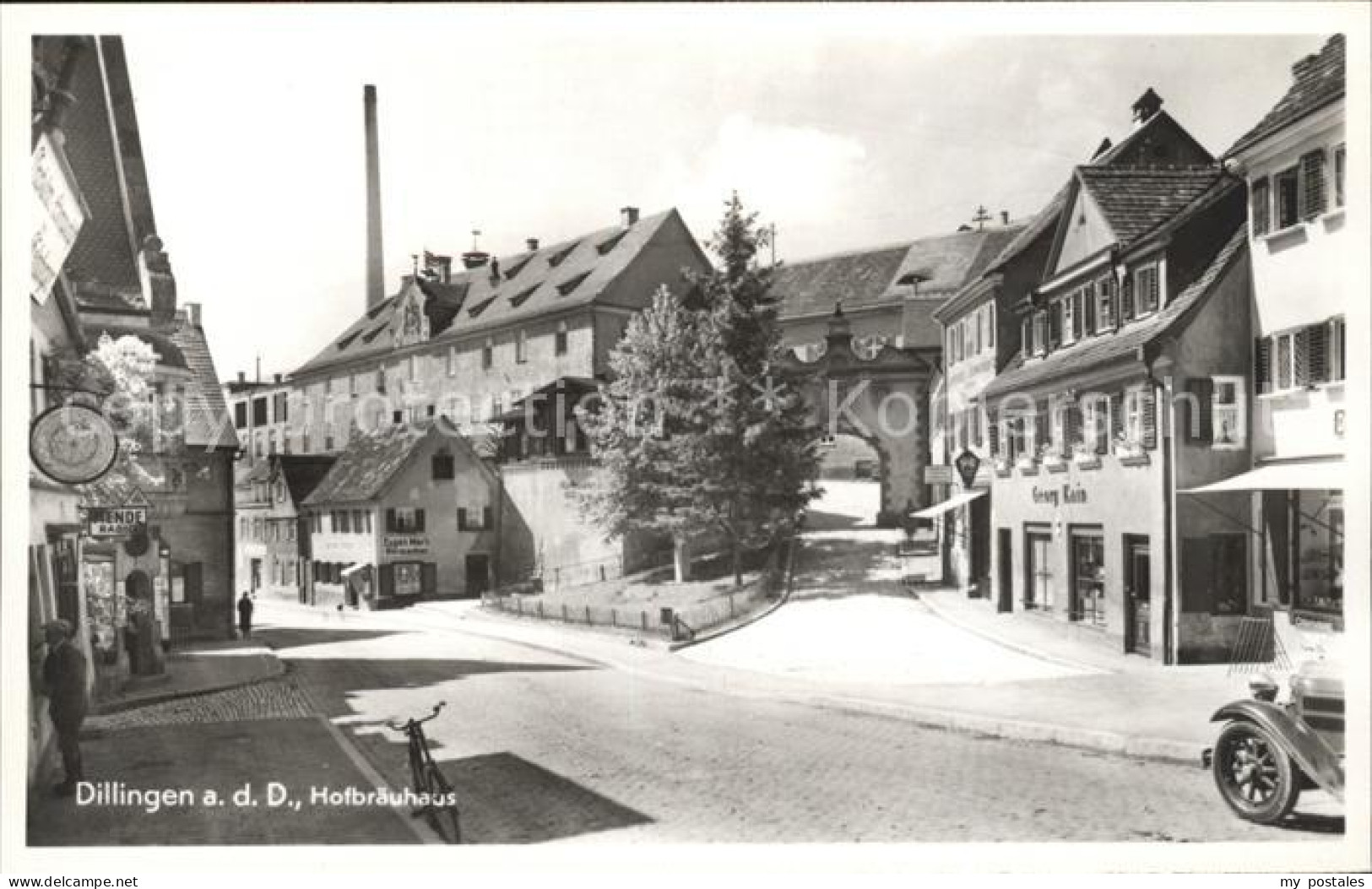 41815499 Dillingen Donau Hofbraeuhaus Torbogen Dillingen Donau - Dillingen