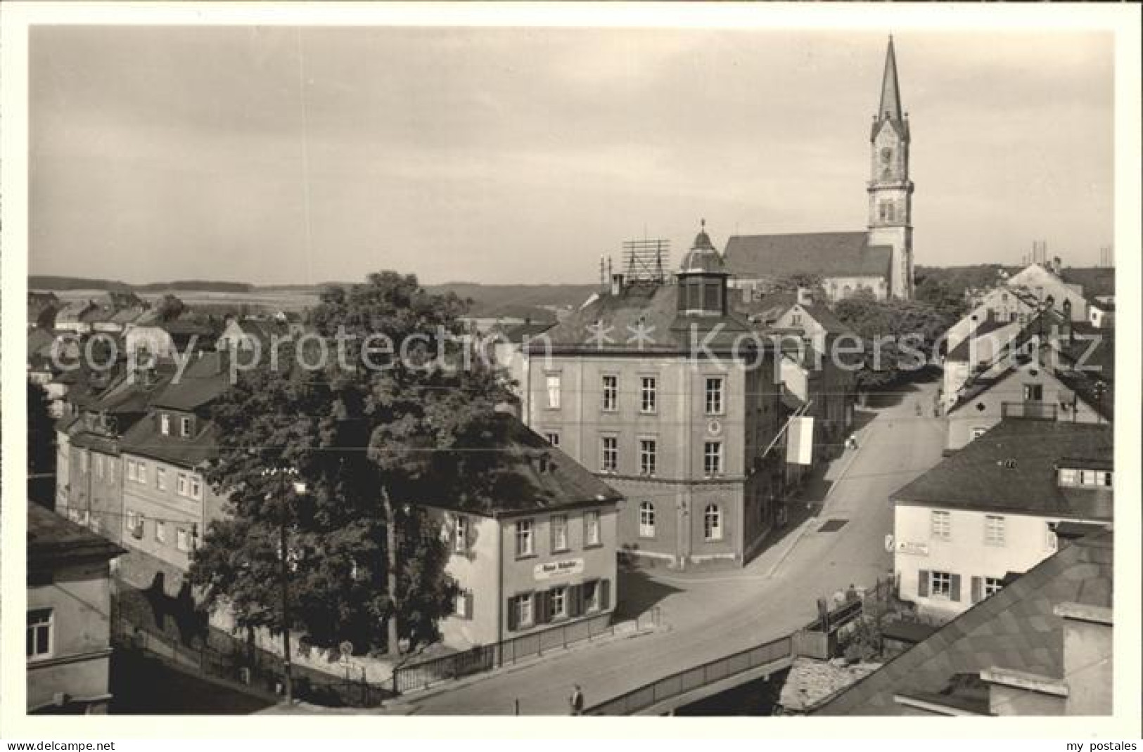 41815283 Naila Ortsansicht Mit Kirche Naila - Naila