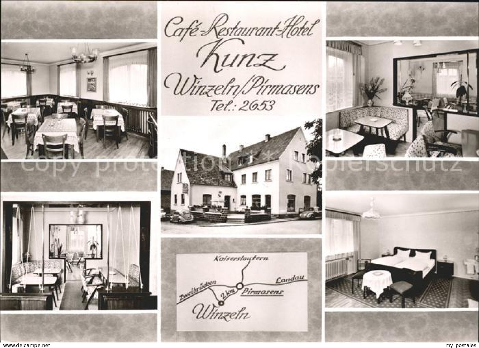 41815143 Winzeln Pirmasens Cafe Restaurant Hotel Kunz Bromsilber Winzeln Pirmase - Pirmasens