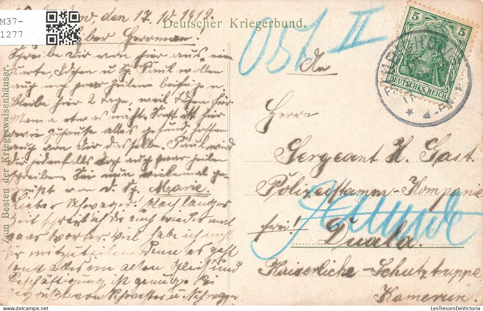 MILITARIA - Soldats - Cavalier - Zum Besten Der Kriegerwaisenhauser - Carte Postale Ancienne - Andere Kriege