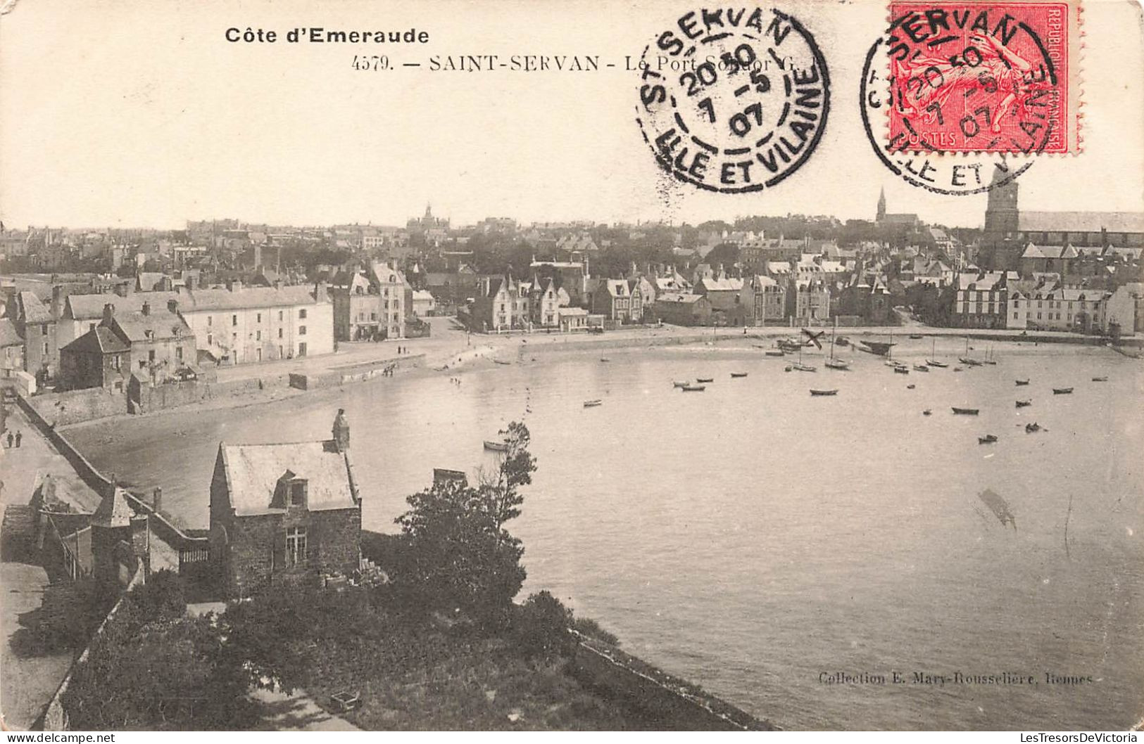 FRANCE - Saint Servan - Le Port Sohdor - Côte D'Emeraude - Collection E. Mary-Rousselière - Carte Postale Ancienne - Saint Servan