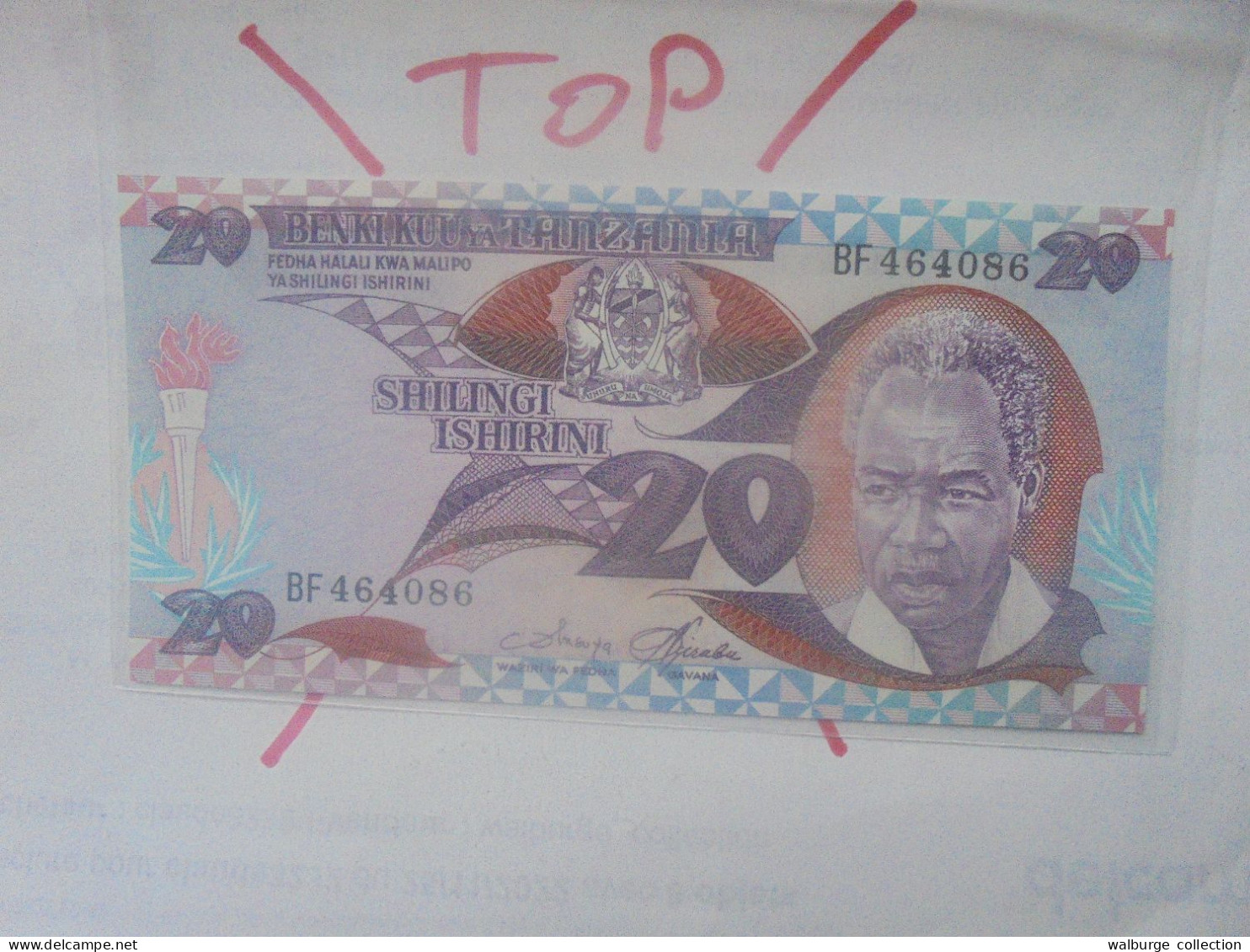 TANZANIE 20 SHILLINGS 1985 Neuf (B.32) - Tanzanie