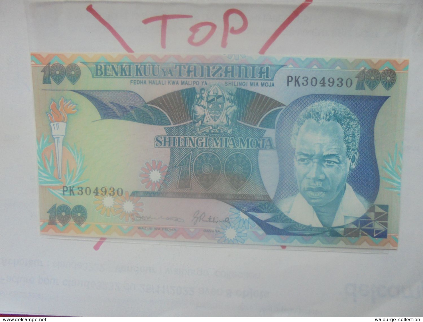 TANZANIE 100 SHILLINGS 1986 Neuf (B.32) - Tanzania