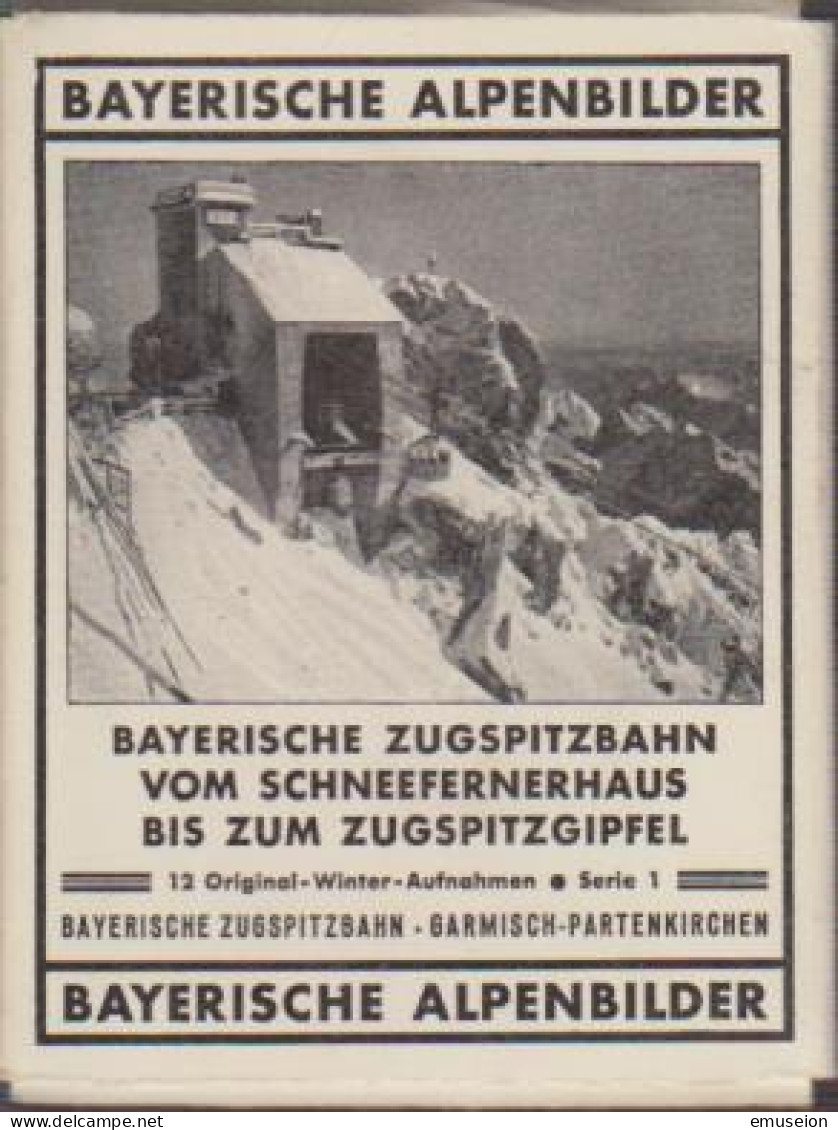 Bayerische Zugspitzbahn Vom Schneefernerhaus Bis Zum Zugspitzgipfel. Bayerische Alpenbilder. - Alte Bücher