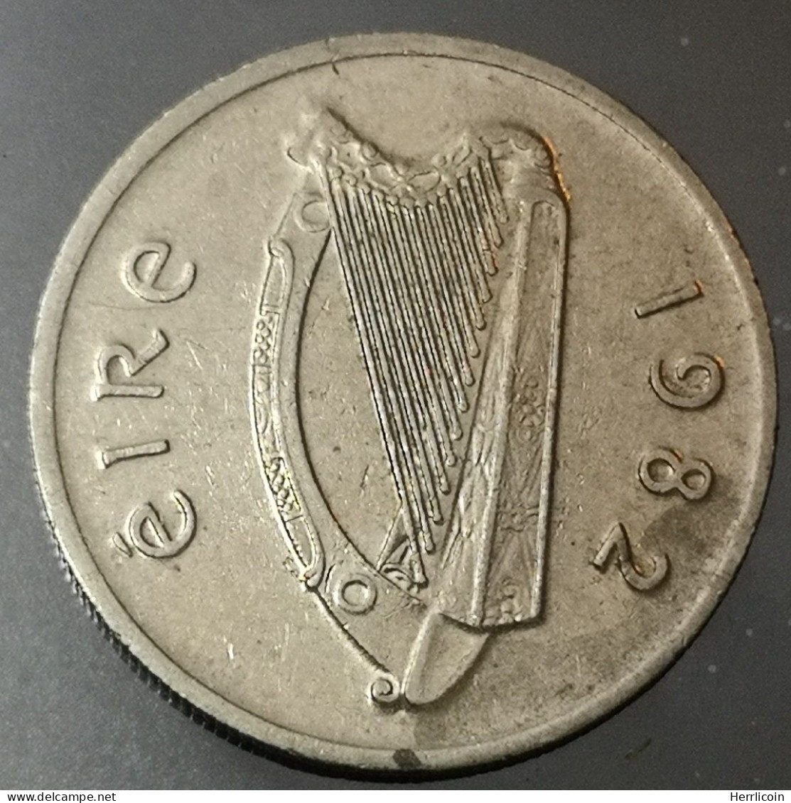 Monnaie Irlande - 1982 - 5 Pence Type Large - Irlanda