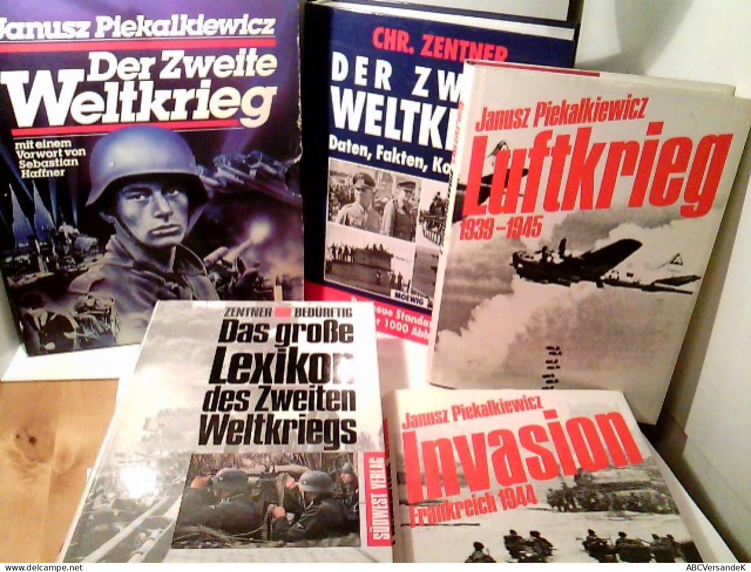 Konvolut: 5 Diverse Bände Der Zweite Weltkrieg. - Militär & Polizei