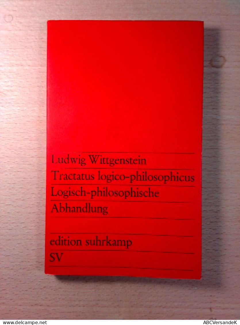 Tractatus Logico-philosophicus - Logisch-philosophische Abhandlung - Philosophie