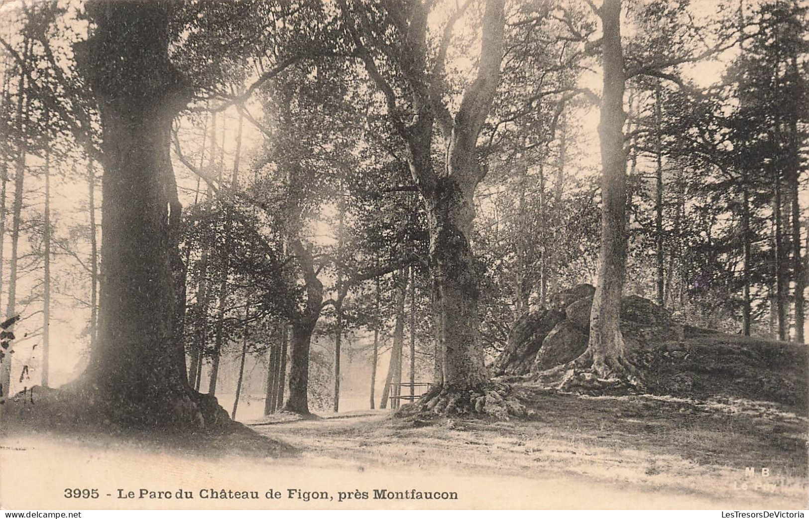 FRANCE - Près De Montfaucon - Vue Sur Le Parc Du Château De Figon - Carte Postale Ancienne - Montfaucon