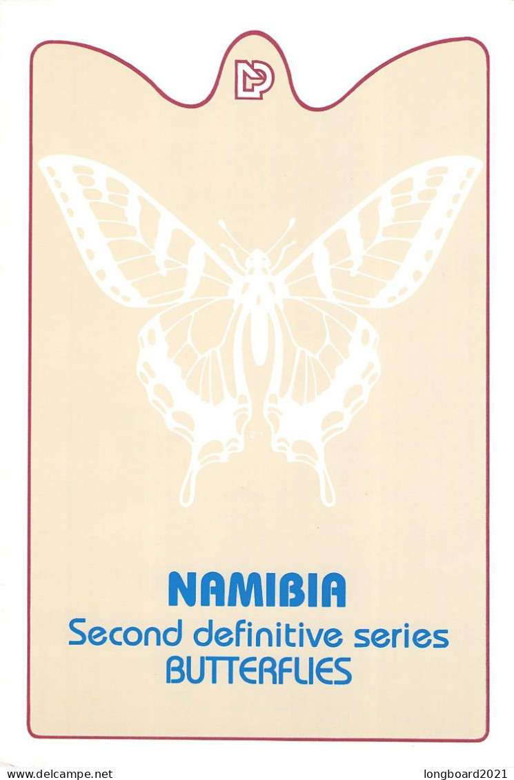 NAMIBIA - SECOND DEFINITIVE SERIES BUTTERFLIES 1993 / 5002 - Namibia (1990- ...)