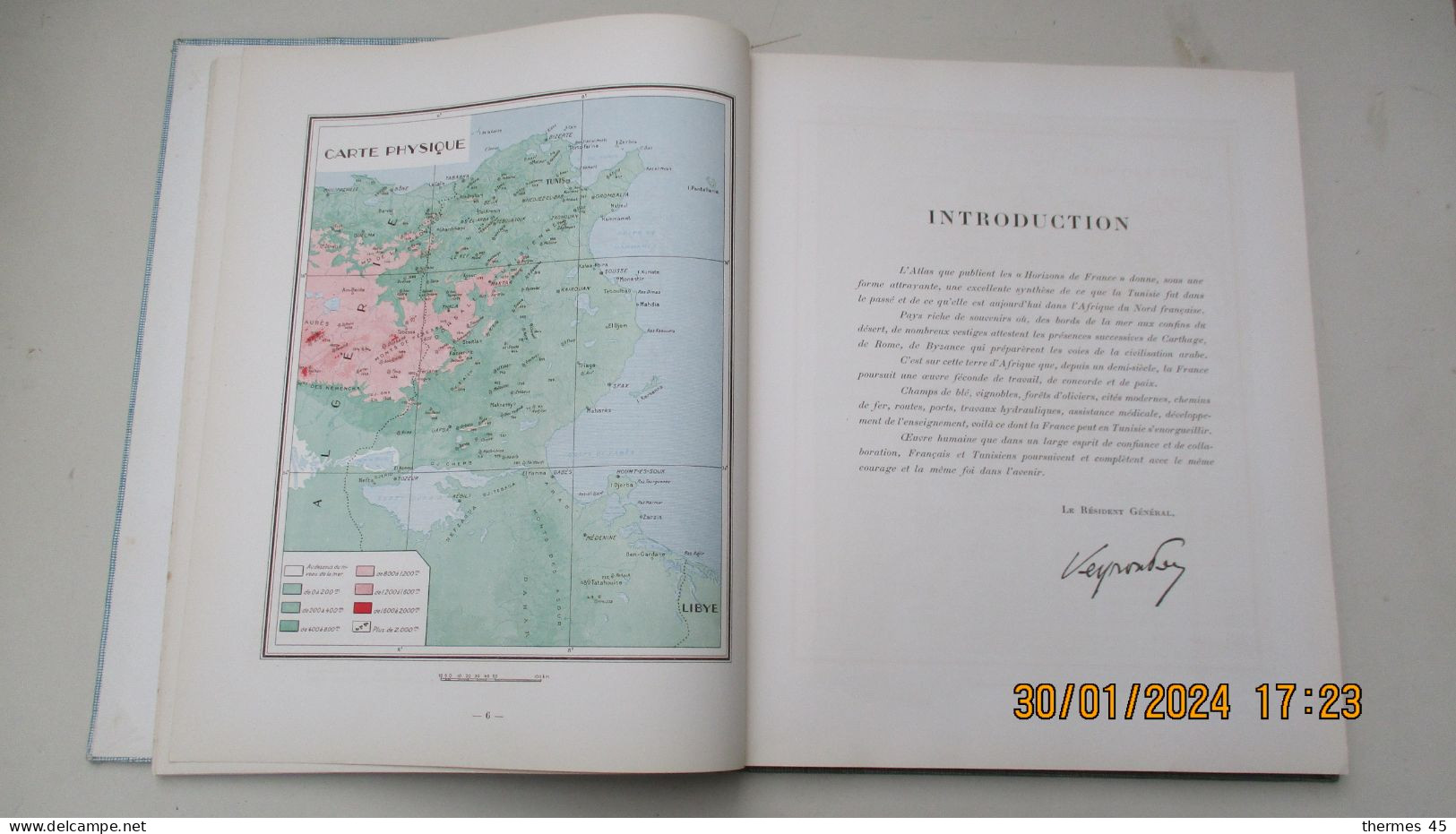 TUNISIE / ATLAS Historique, Géographique, Economique et Touristique / Horizon de France - Paris 1936.