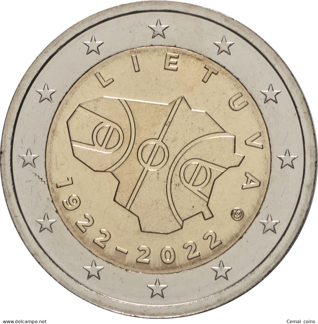 2 Euro 2022 Lithuania Coin - 100 Years Of Basketball In Lithuania. - Lithuania