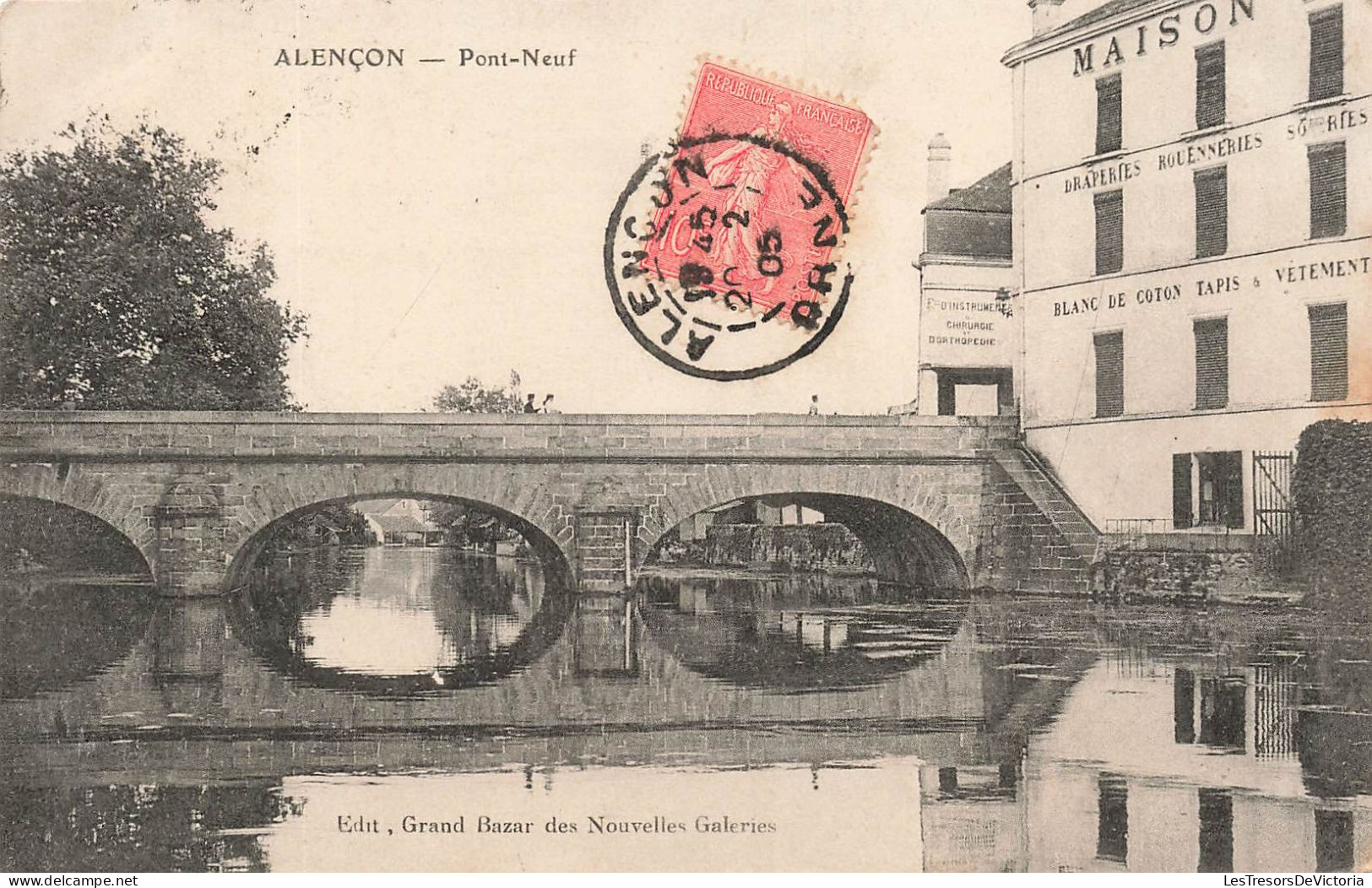 FRANCE - Alençon - Vue Sur Le Pont Neuf  - Carte Postale Ancienne - Alencon