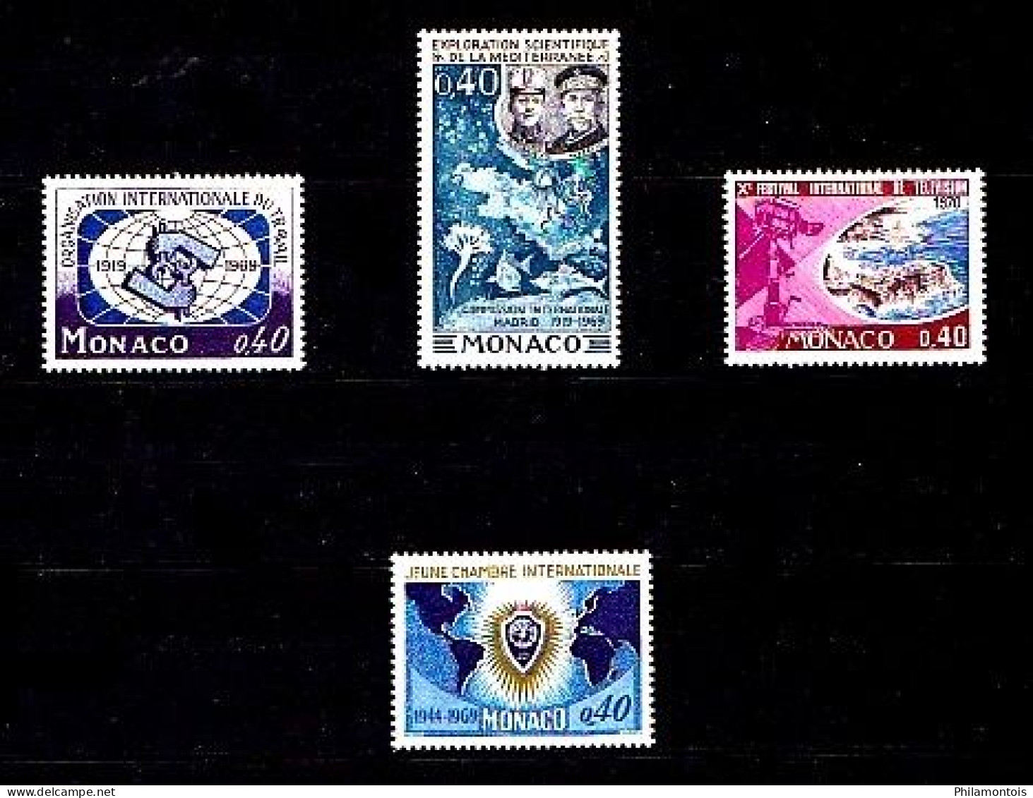 MONACO - Collection complète 1965/1970 - N° 664 / 846 - Neufs N** - Très beaux