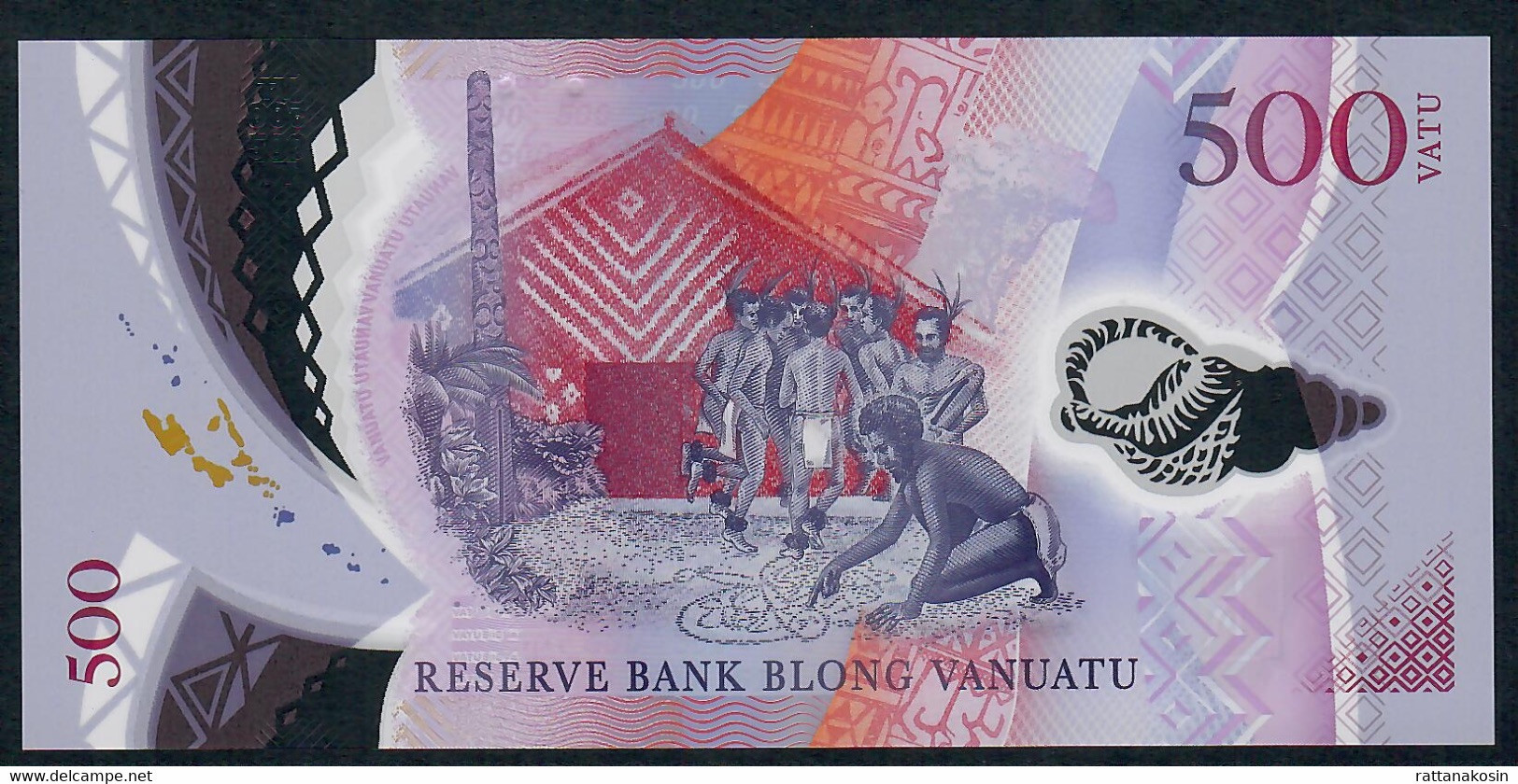 VANUATU P18 500 VATU 2017  #AA   UNC. - Vanuatu