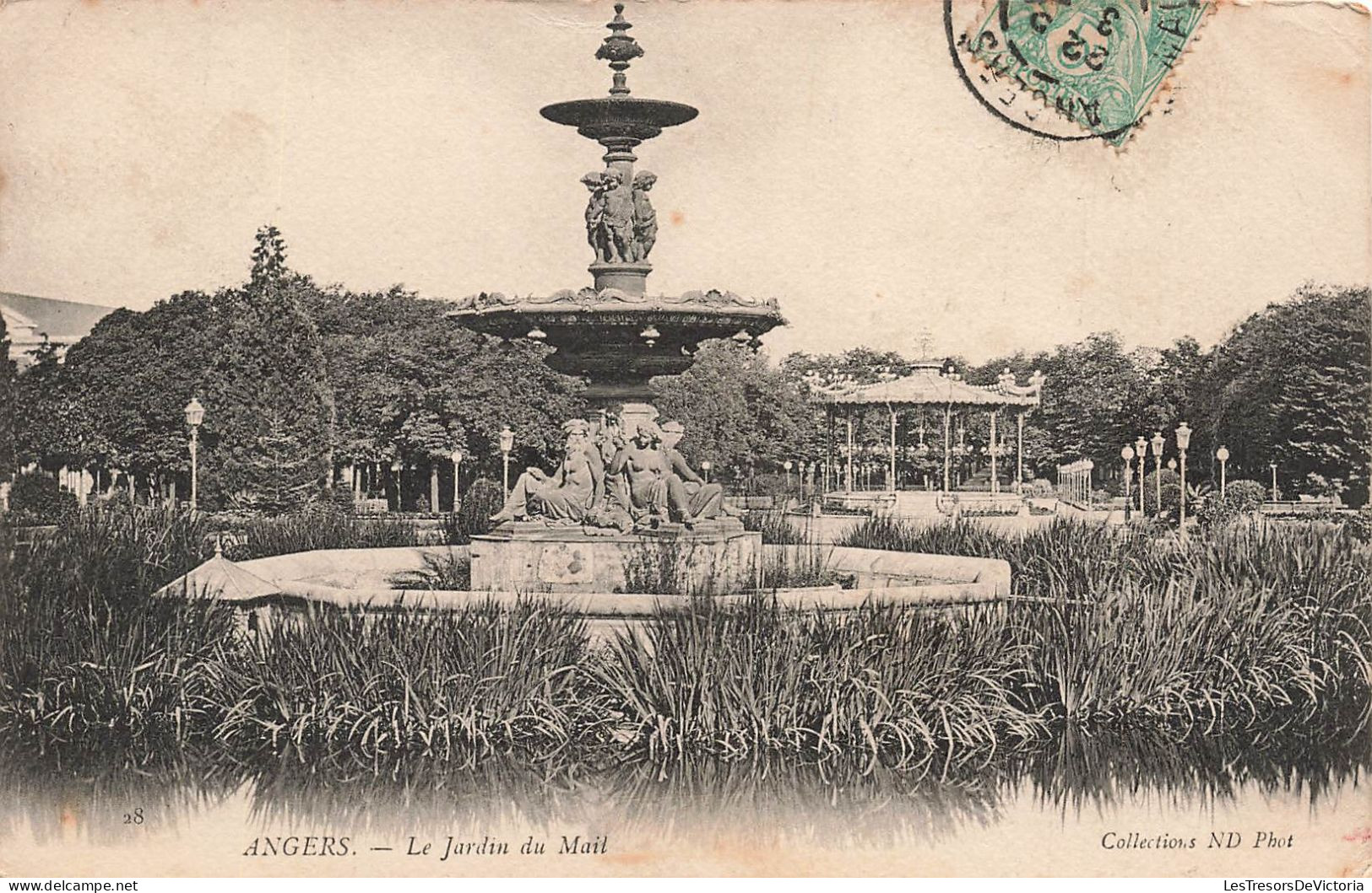 FRANCE - Angers - Le Jardin Du Mail - Carte Postale Ancienne - Angers