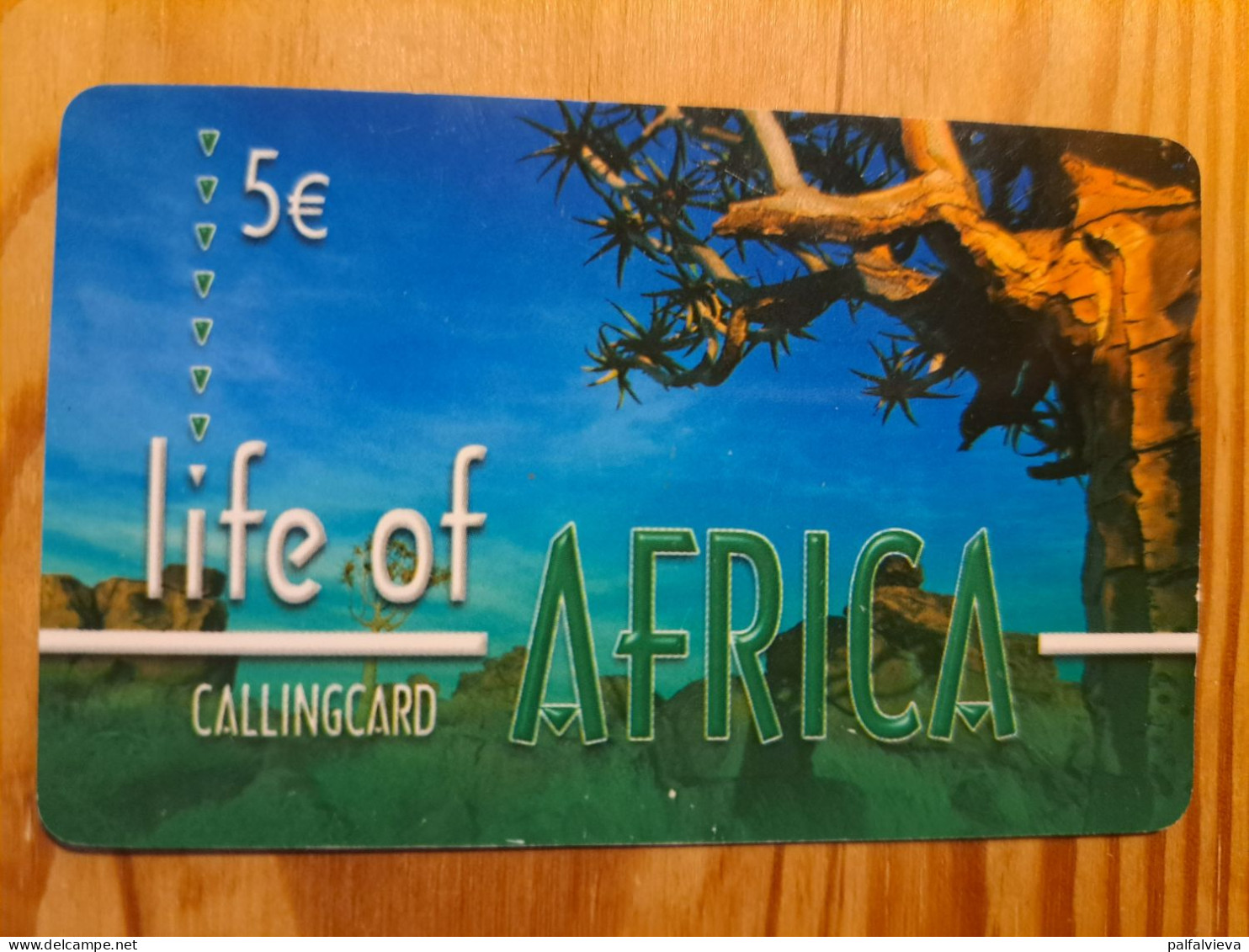 Prepaid Phonecard Germany, Life Of Africa - GSM, Voorafbetaald & Herlaadbare Kaarten