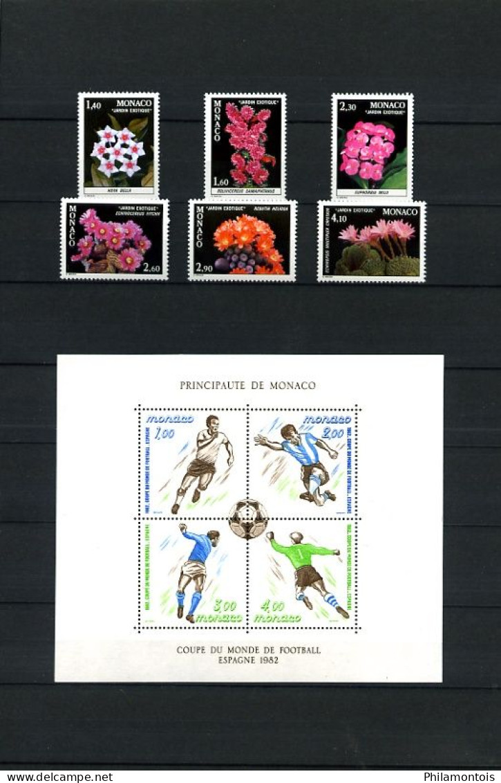 MONACO - Collection Complète 1981/1985 - N° 1264 / 1509 - Neufs N** - Très Beaux - Lots & Serien
