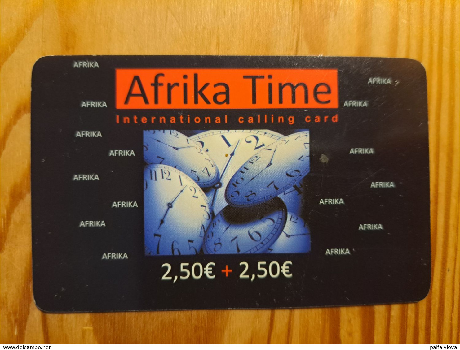 Prepaid Phonecard Germany, Afrika Time - Clock - [2] Mobile Phones, Refills And Prepaid Cards