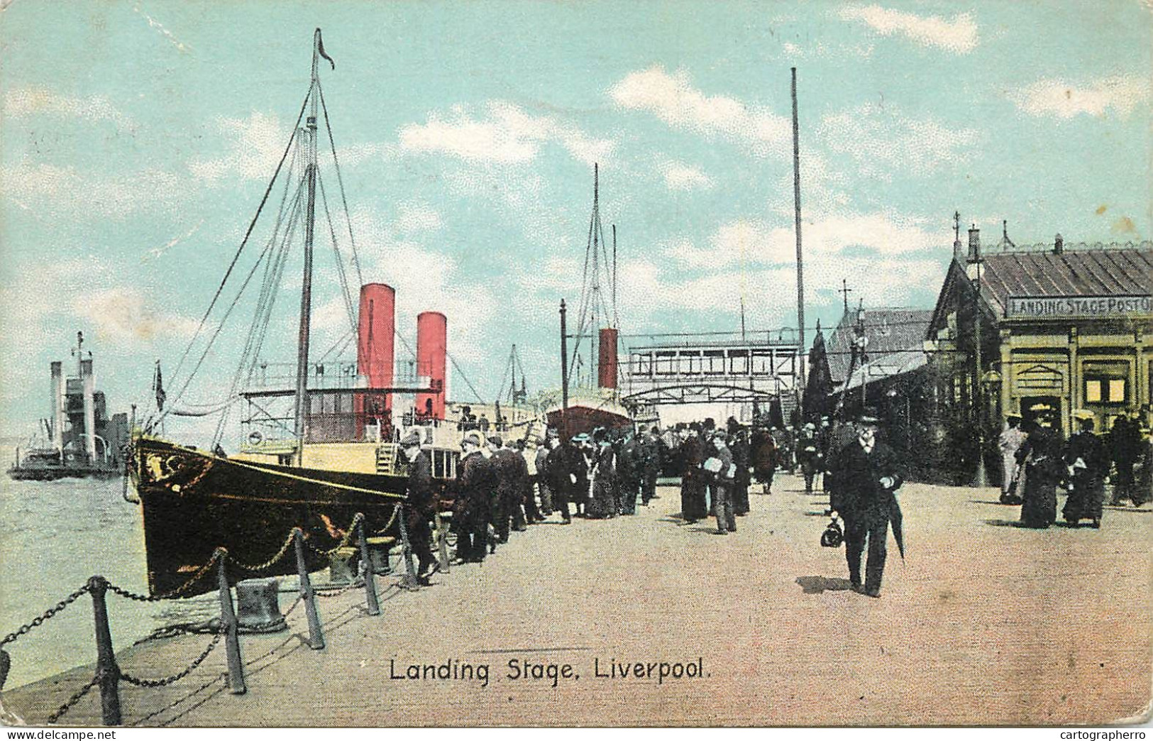 United Kingdom England Liverpool Landing Stage Ship - Liverpool