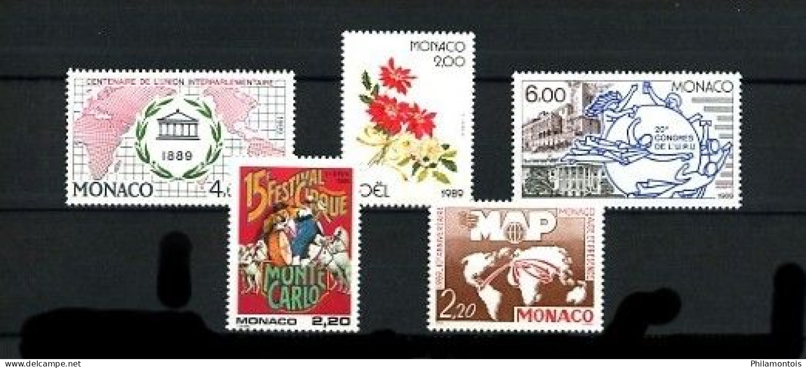 MONACO - Collection complète 1986/1990 - N° 1510 / 1752 - Neufs N** - Très beaux